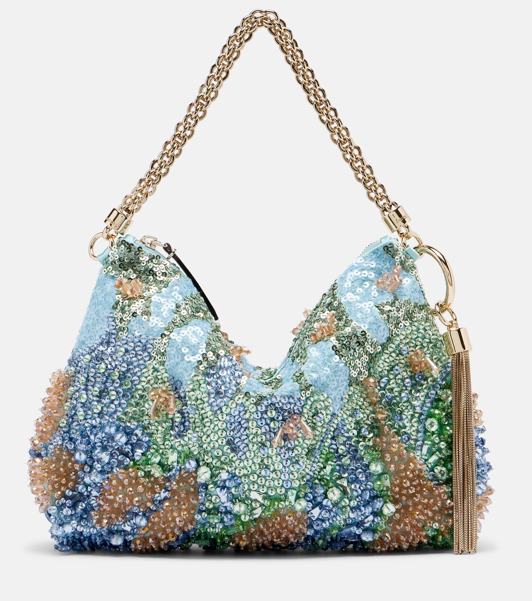 Tote Callie Small aus Brokat | Jimmy Choo