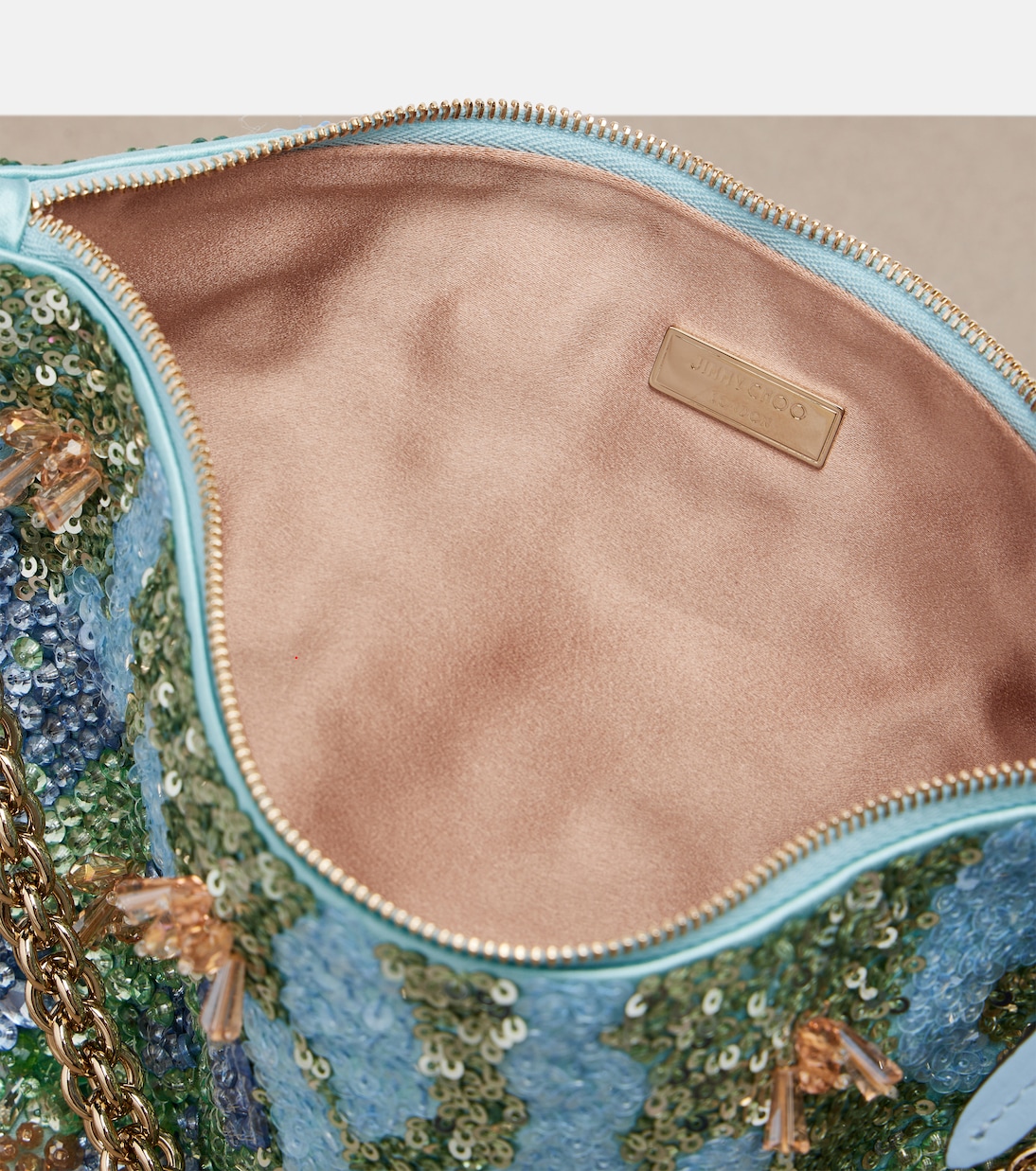 Tote Callie Small aus Brokat | Jimmy Choo
