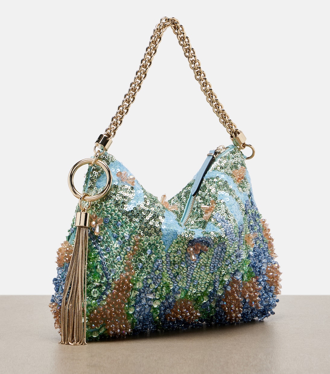 Tote Callie Small aus Brokat | Jimmy Choo