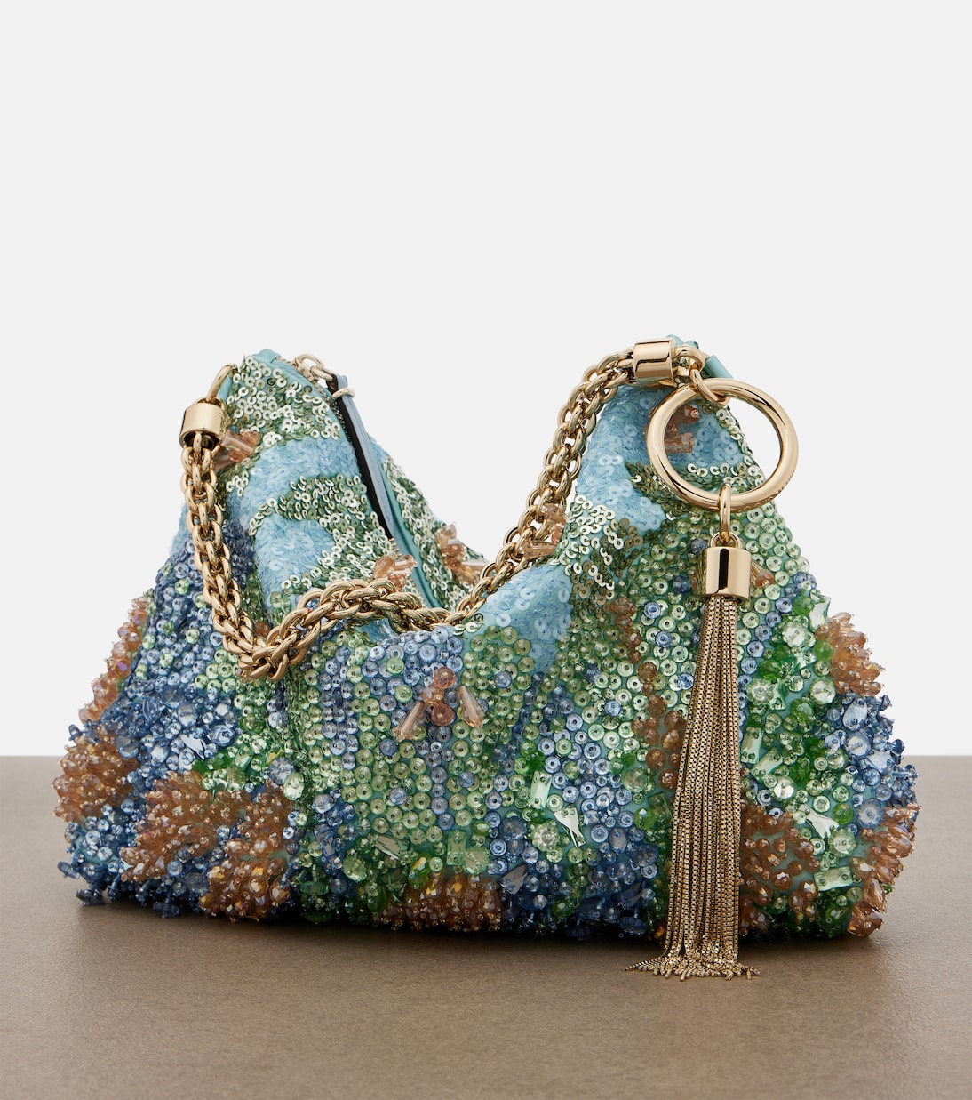 Tote Callie Small aus Brokat | Jimmy Choo