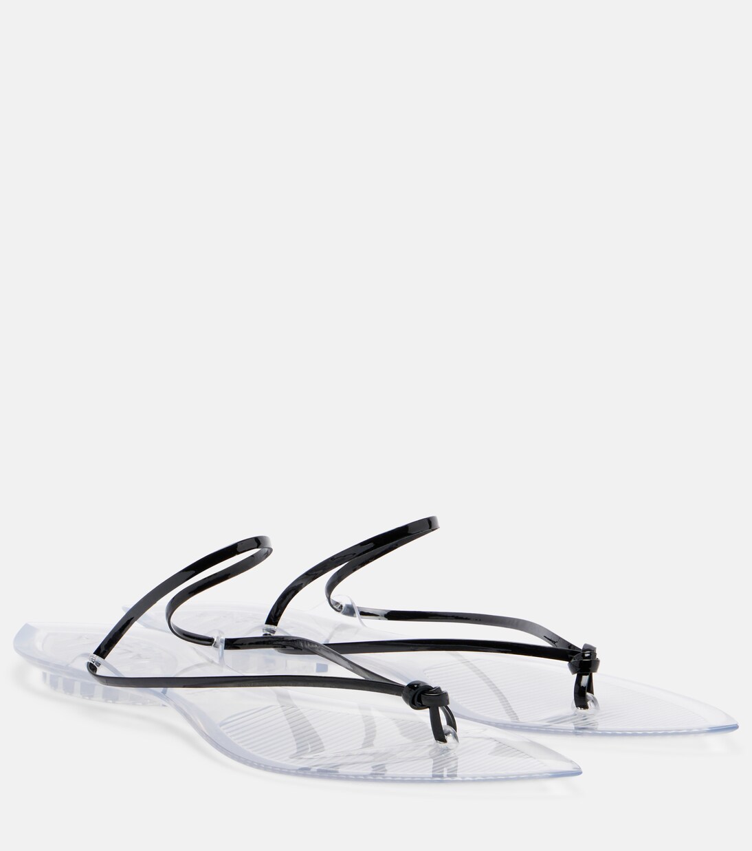Invisible leather thong sandals | Alaïa