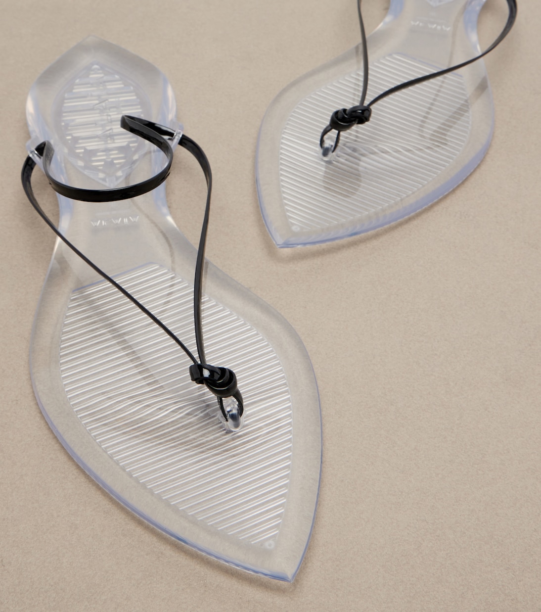 Invisible leather thong sandals | Alaïa