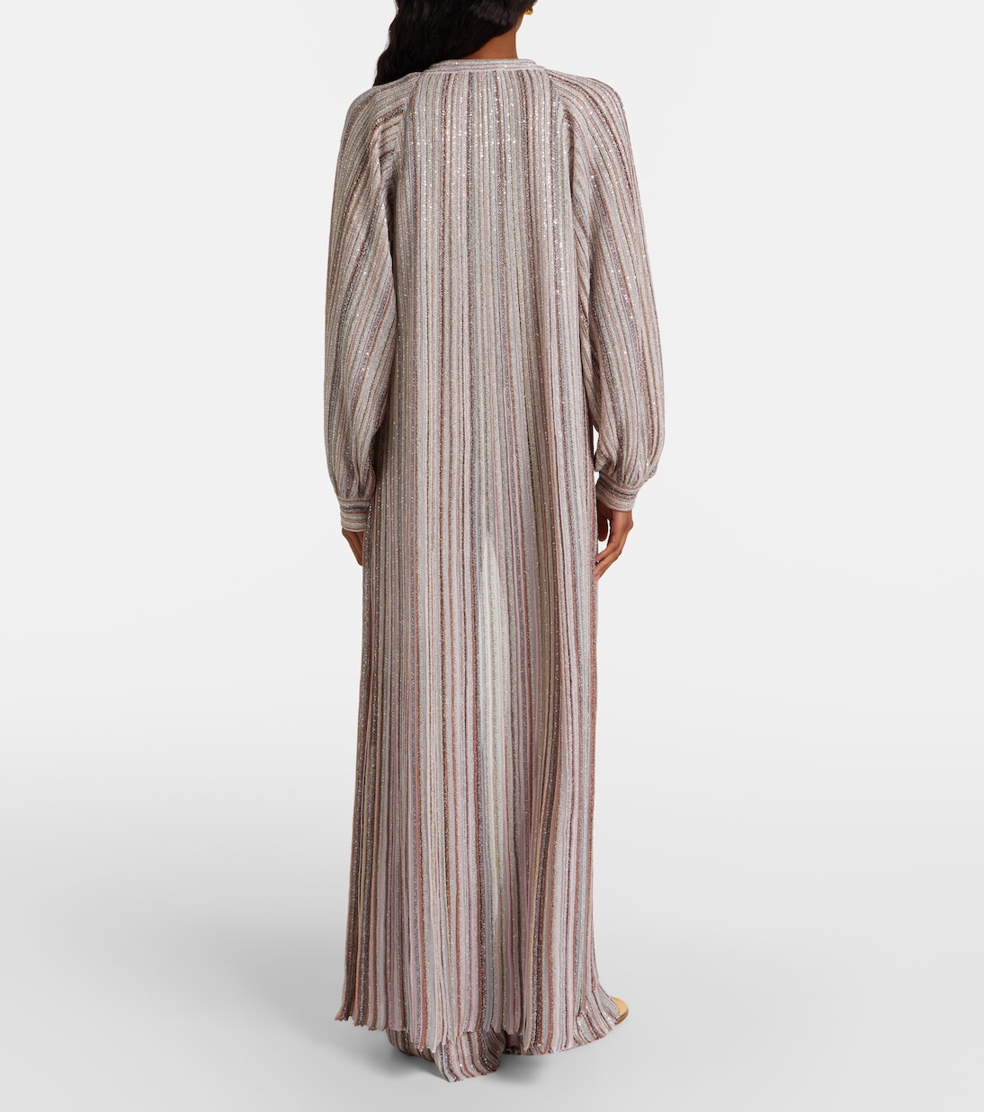 Striped lamé wrap cardigan | Missoni