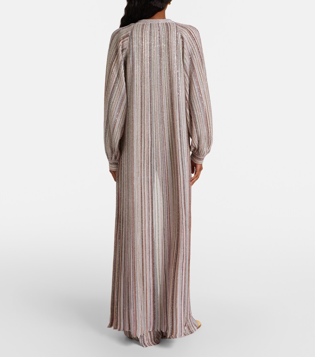 Striped lamé wrap cardigan | Missoni