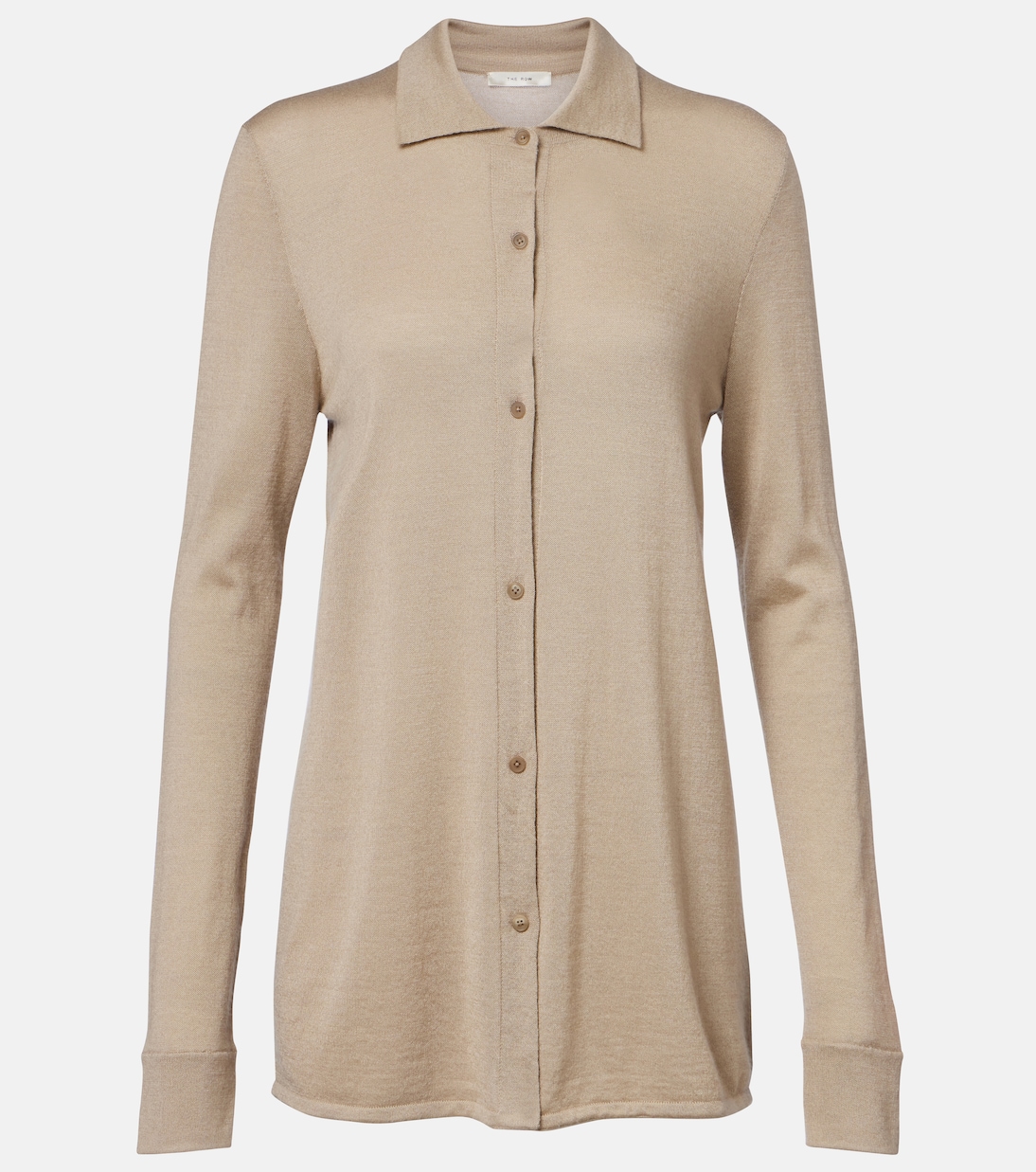 Ocari knitted cashmere and silk shirt | The Row