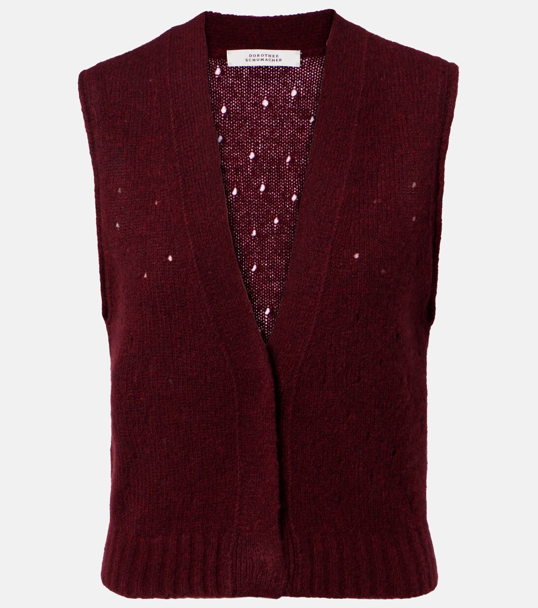 Luxury Love cashmere sweater vest | Dorothee Schumacher