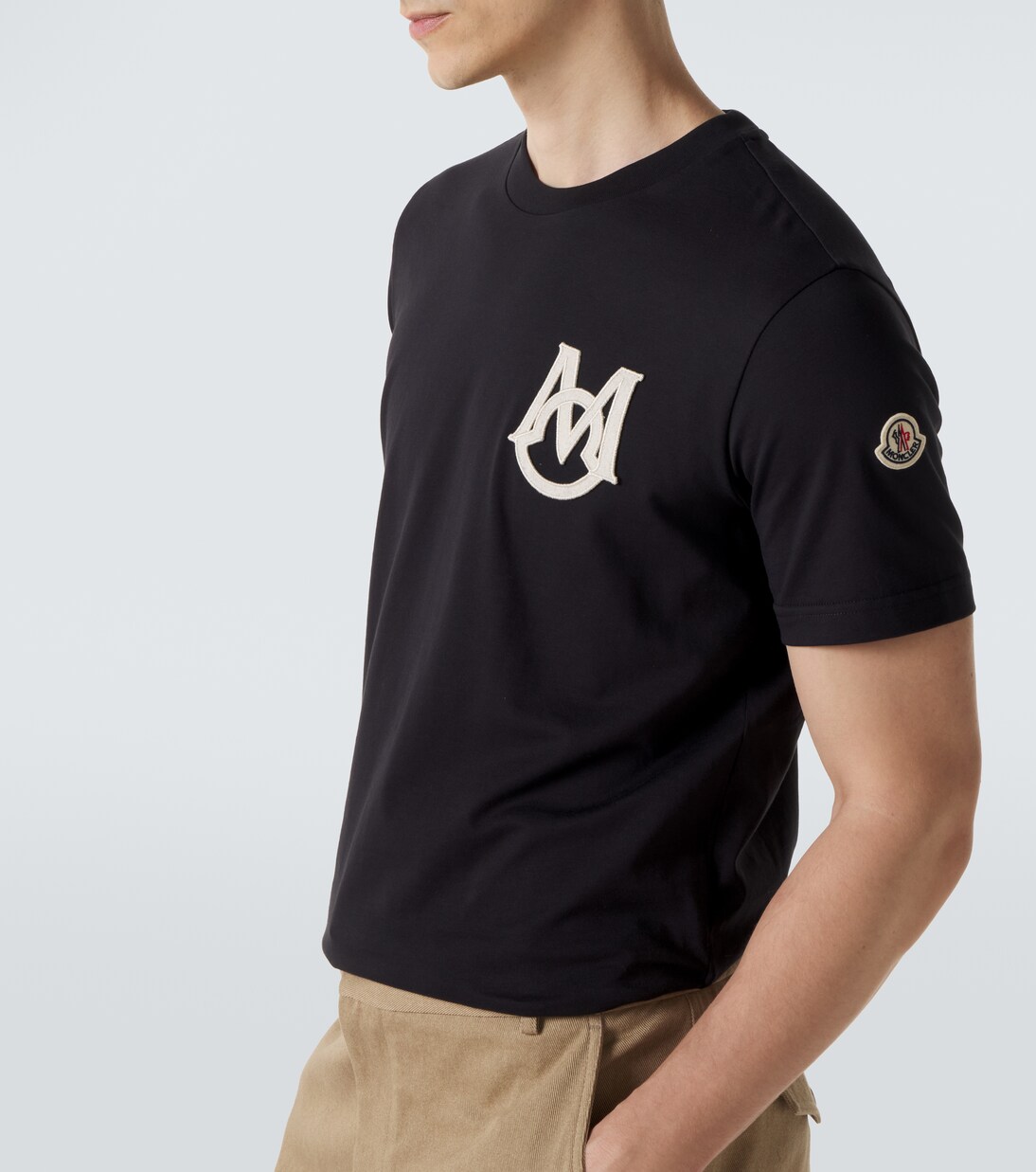 Logo cotton jersey T-shirt | Moncler