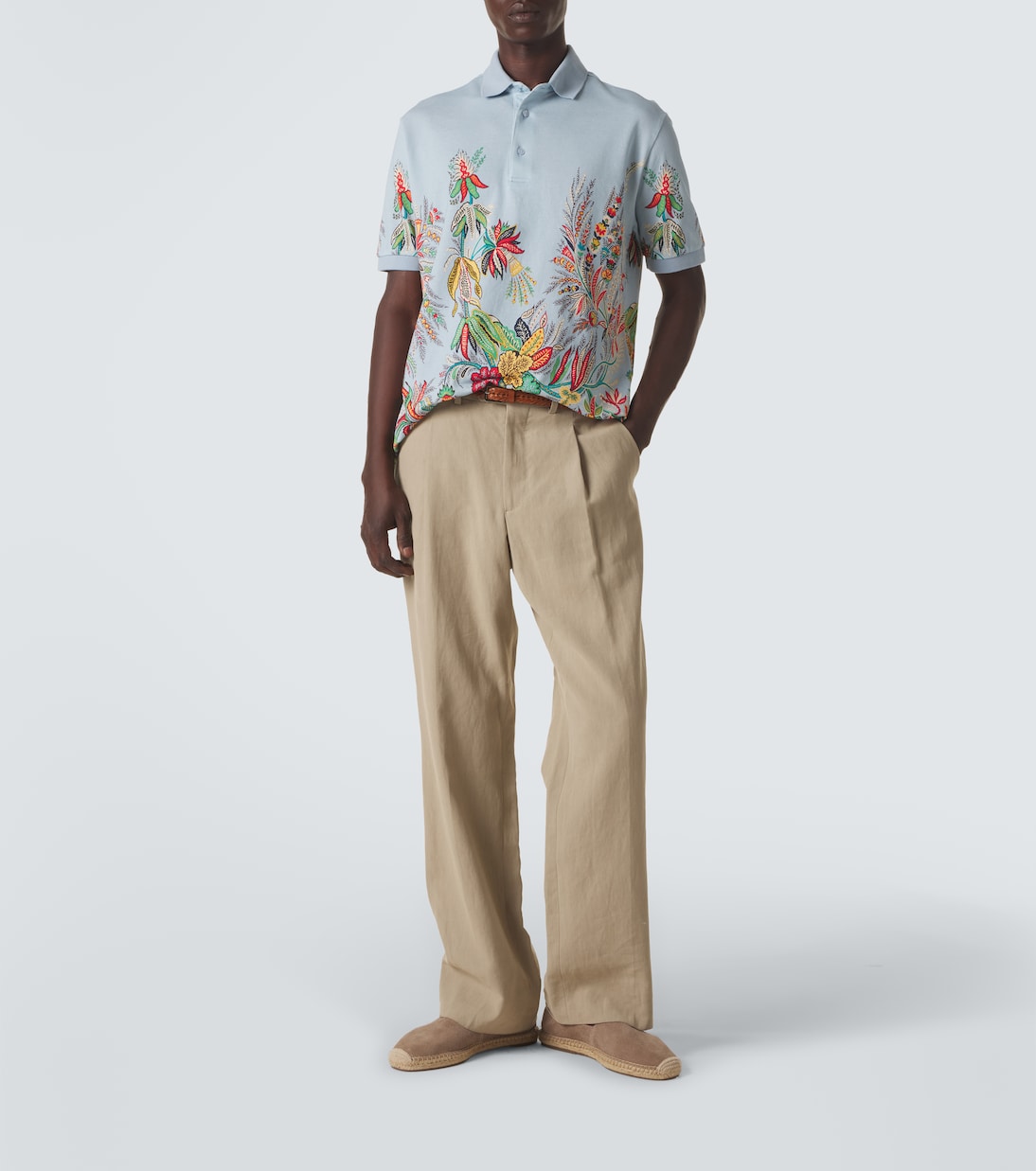 Polo en coton à imprimé | Etro