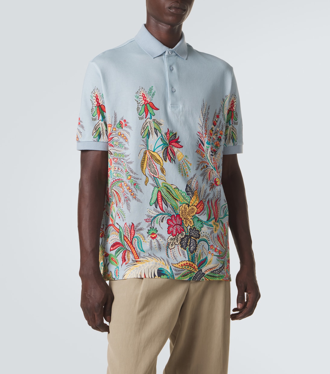 Polo en coton à imprimé | Etro