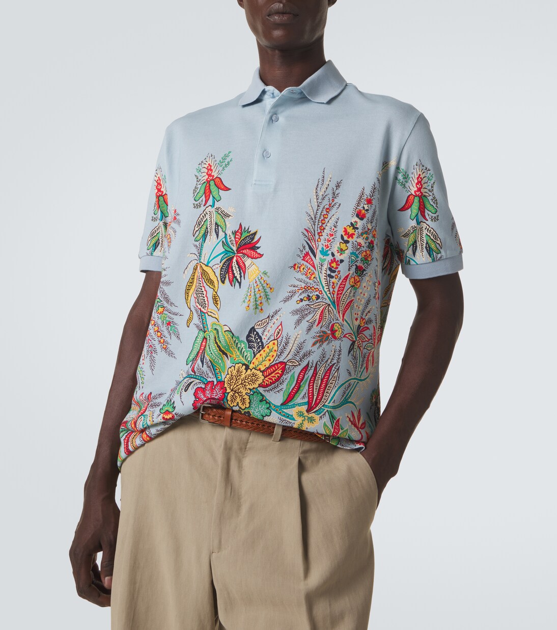 Polo en coton à imprimé | Etro