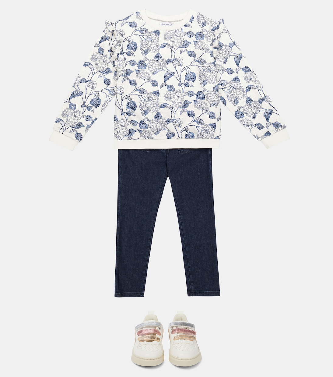 Pull en coton à fleurs | Tartine et Chocolat