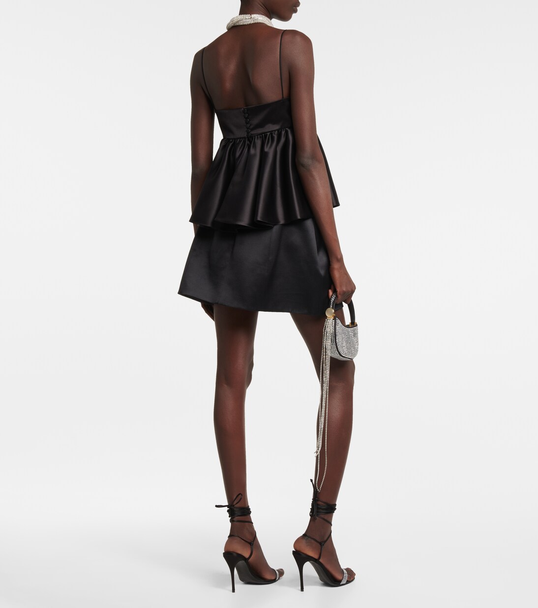 Verziertes Top aus Seide und Wolle | Magda Butrym