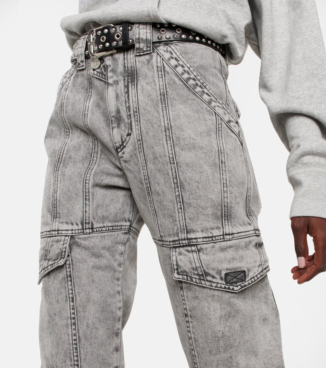 High-Rise Cargo-Jeans Vayoneo | Marant Etoile