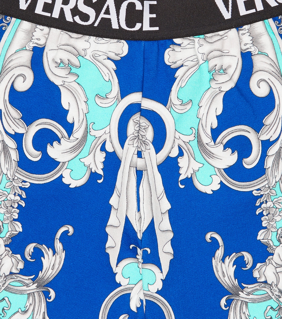 Baroque棉质针织短裤 | Versace Kids