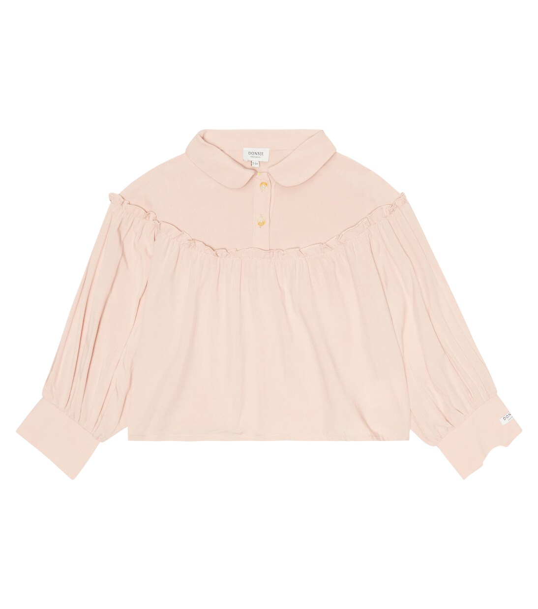 Ruffle-trimmed blouse | Donsje