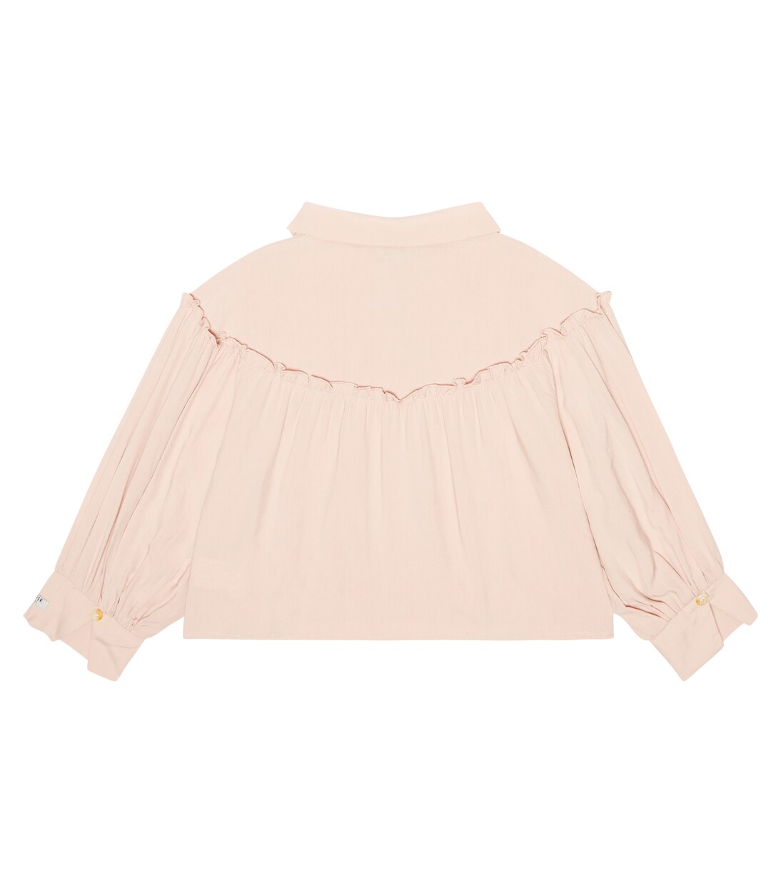 Ruffle-trimmed blouse | Donsje
