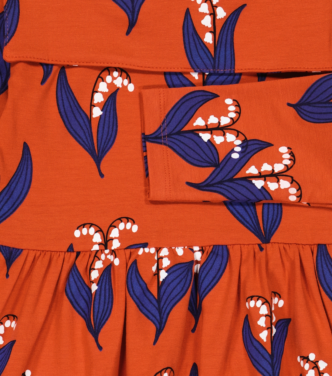 Floral jersey dress | Mini Rodini