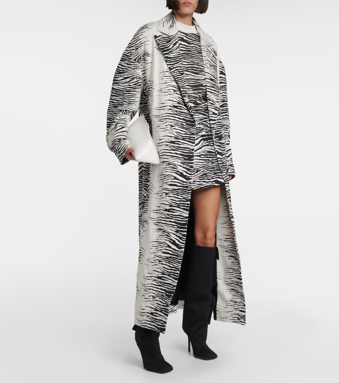 Mantel aus einem Baumwollgemisch | The Attico