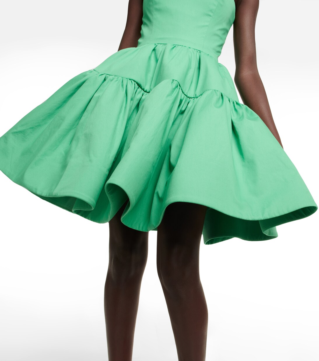 Robe bustier en coton | Oscar de la Renta