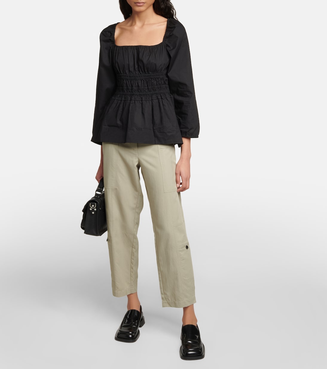 White Label High-Rise-Hose | Proenza Schouler