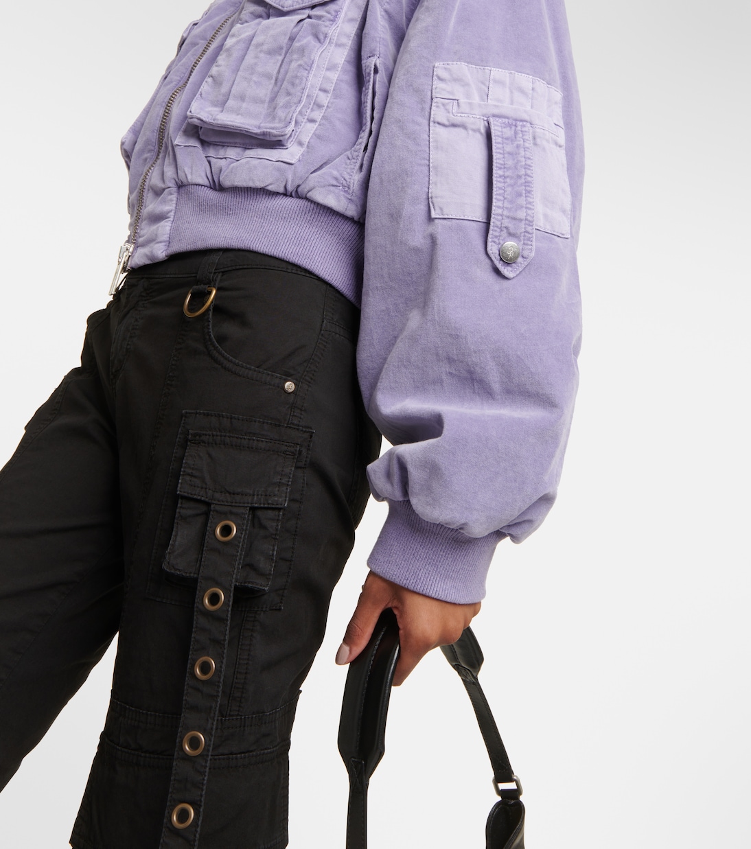 Bomberjacke aus Samt | Blumarine