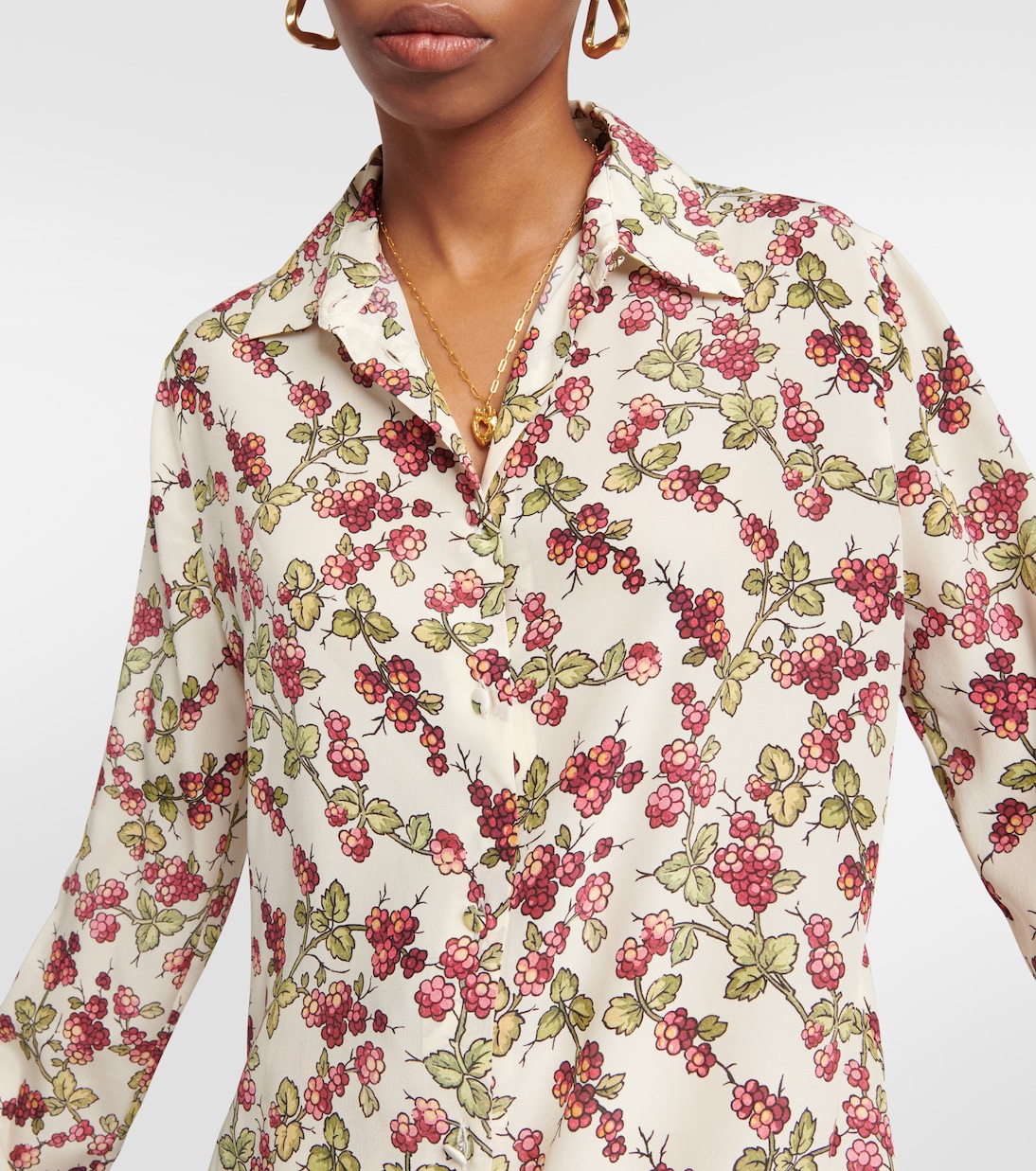 Bedrucktes Hemd aus Seide | Etro