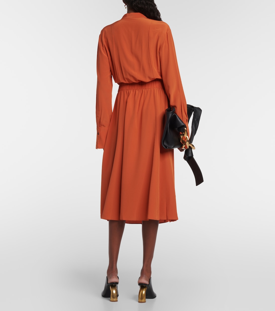 Abito midi Fairbaim in seta | Joseph