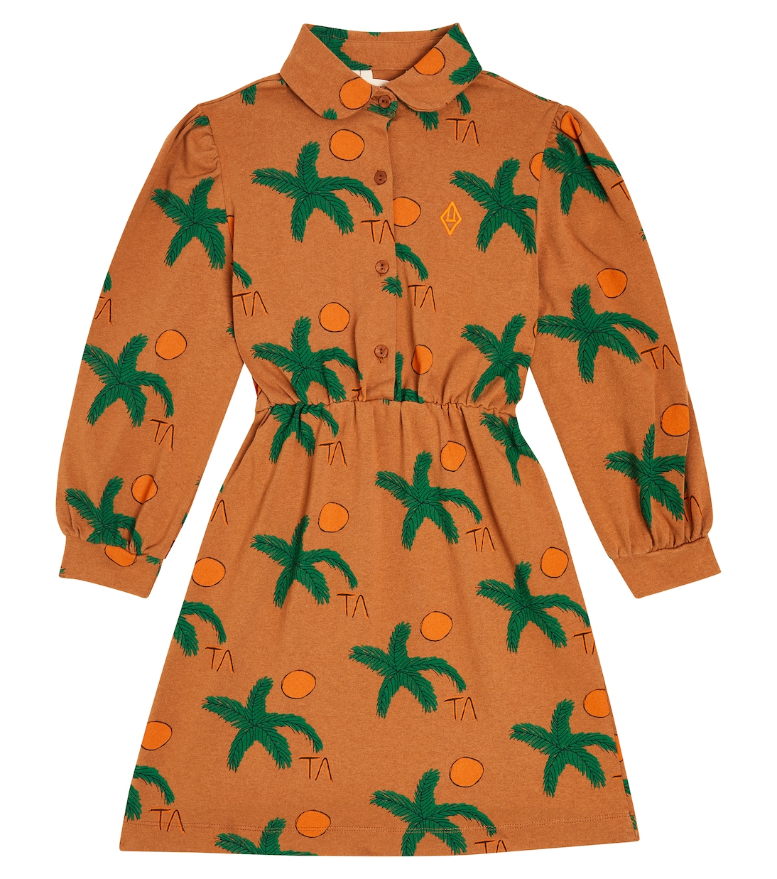 Pigeon printed cotton dress | The Animals Observatory