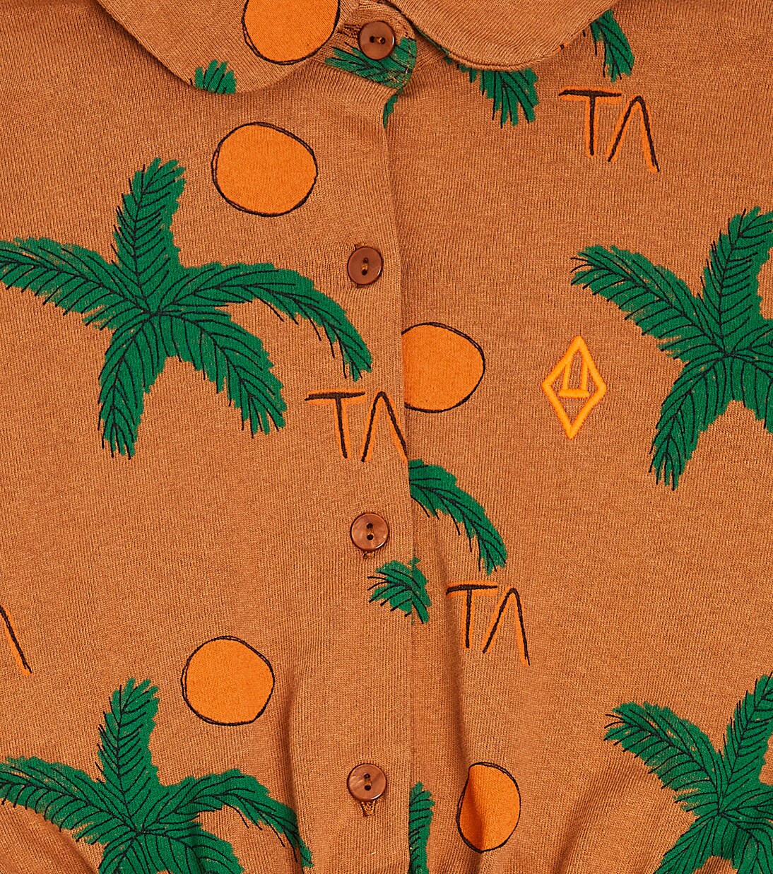 Pigeon printed cotton dress | The Animals Observatory