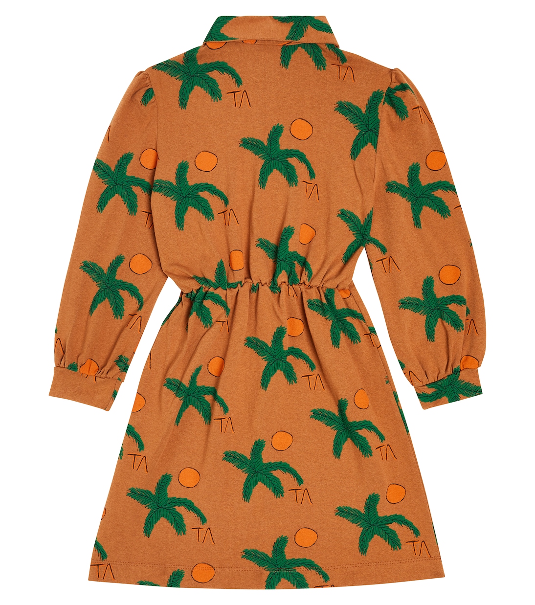 Pigeon printed cotton dress | The Animals Observatory