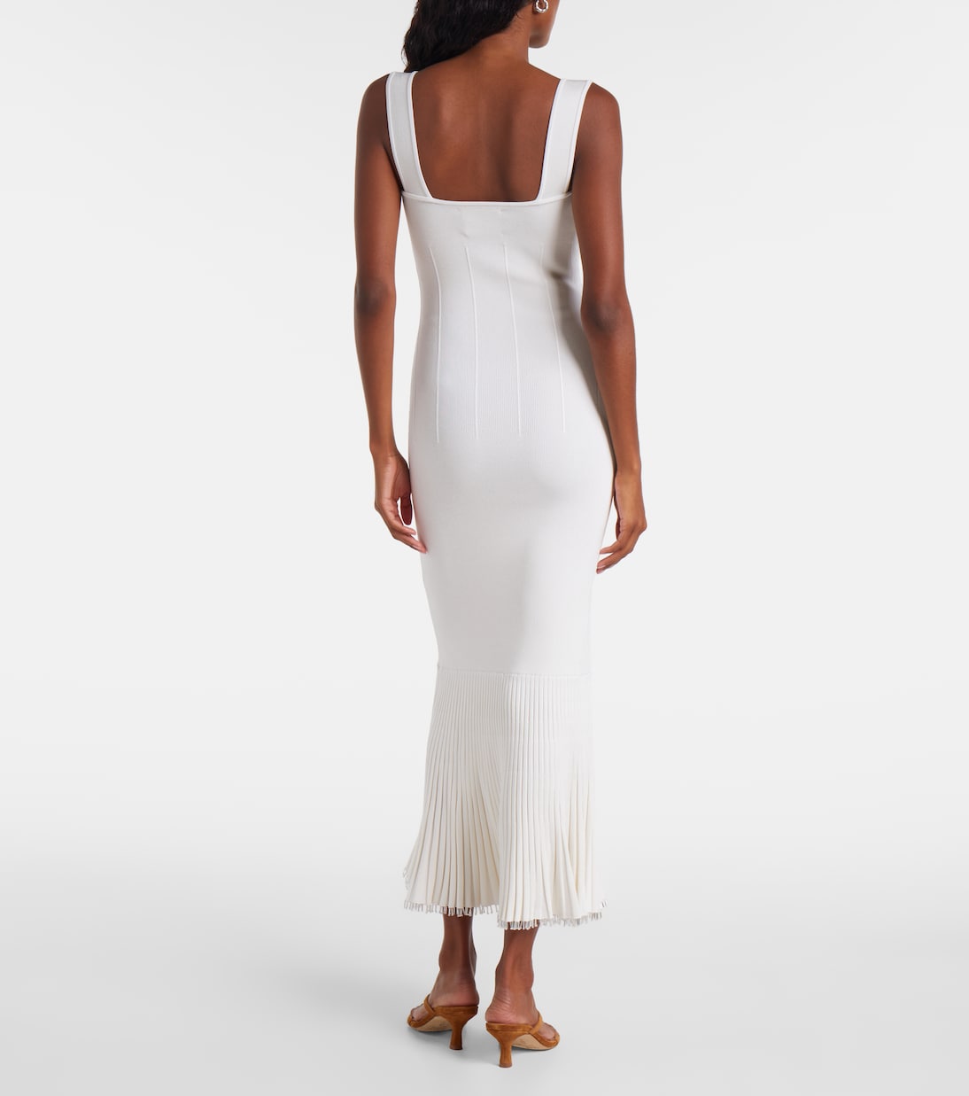 Vestido midi Atalanta con cuentas | Galvan