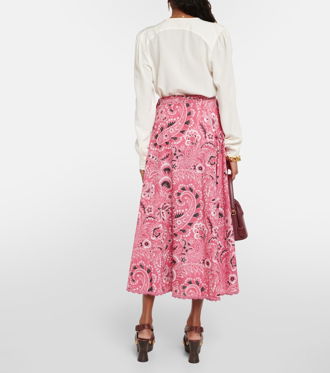 Maxirock aus Baumwolle und Seide | Etro