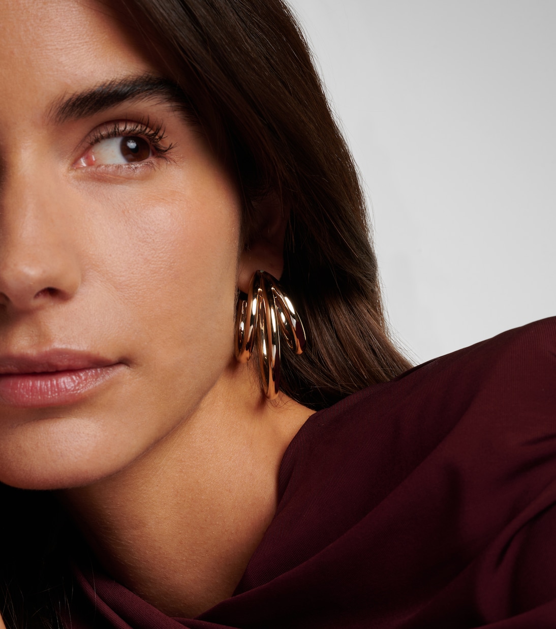 Boucles d'oreilles Triple Baby en plaqué or 10 ct | Jennifer Fisher