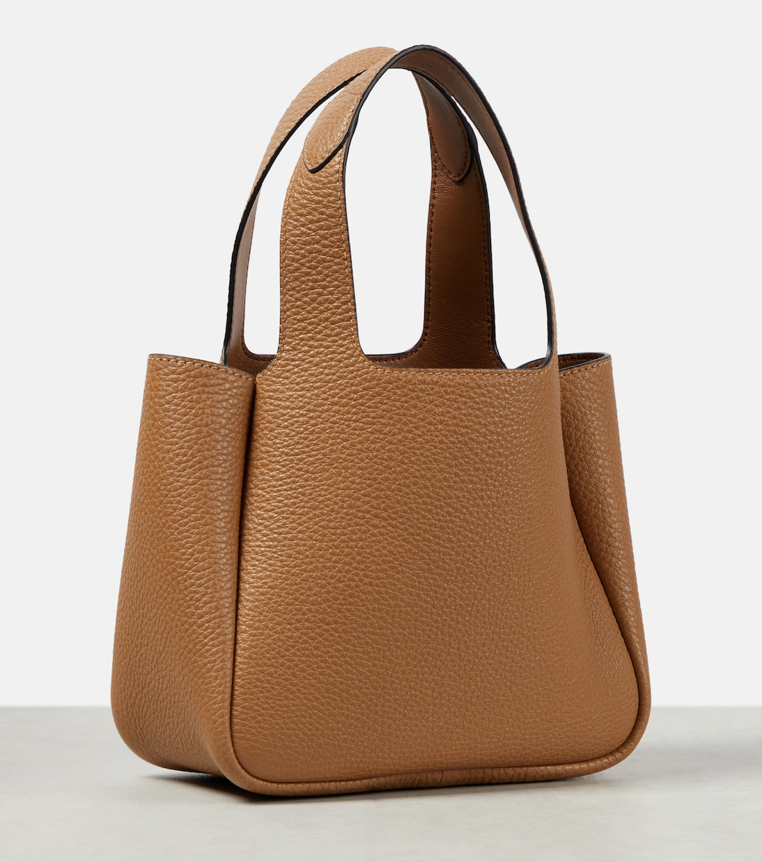 Mini leather tote bag | Prada