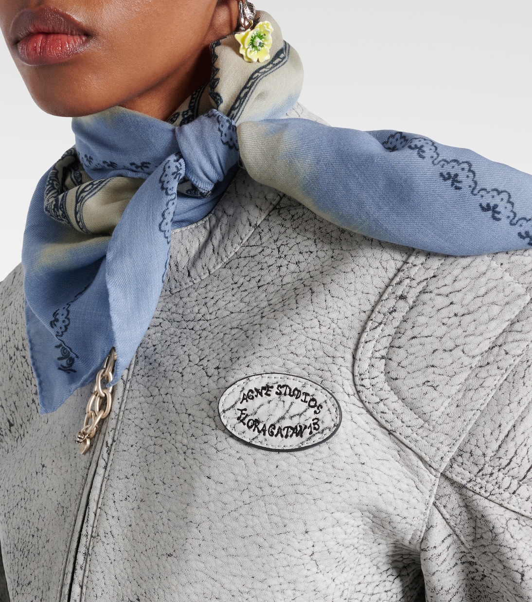 Foulard imprimé en laine | Acne Studios