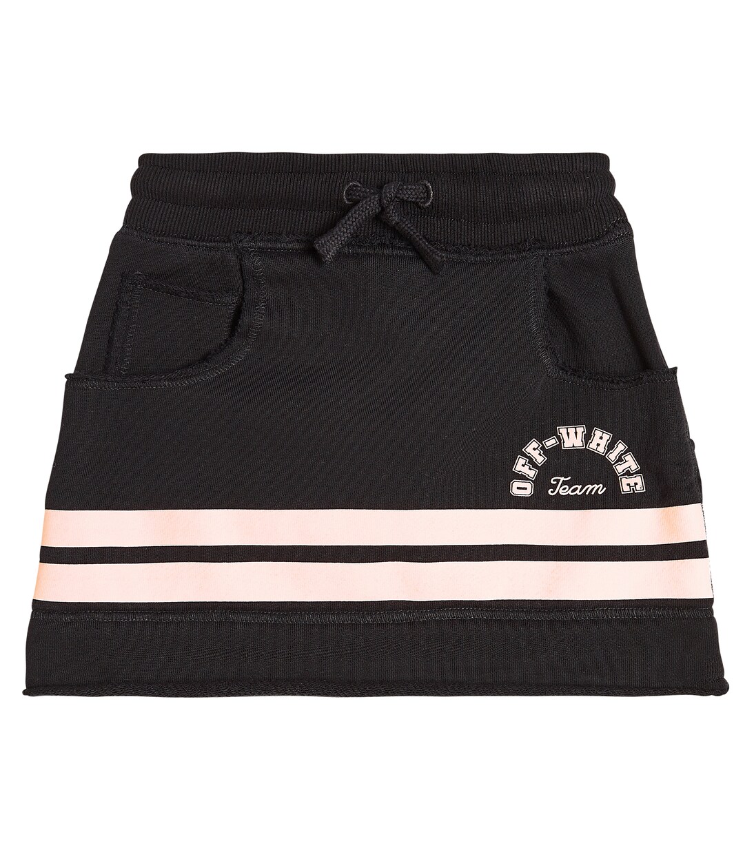 Gonna in jersey di cotone a righe | Off-White Kids