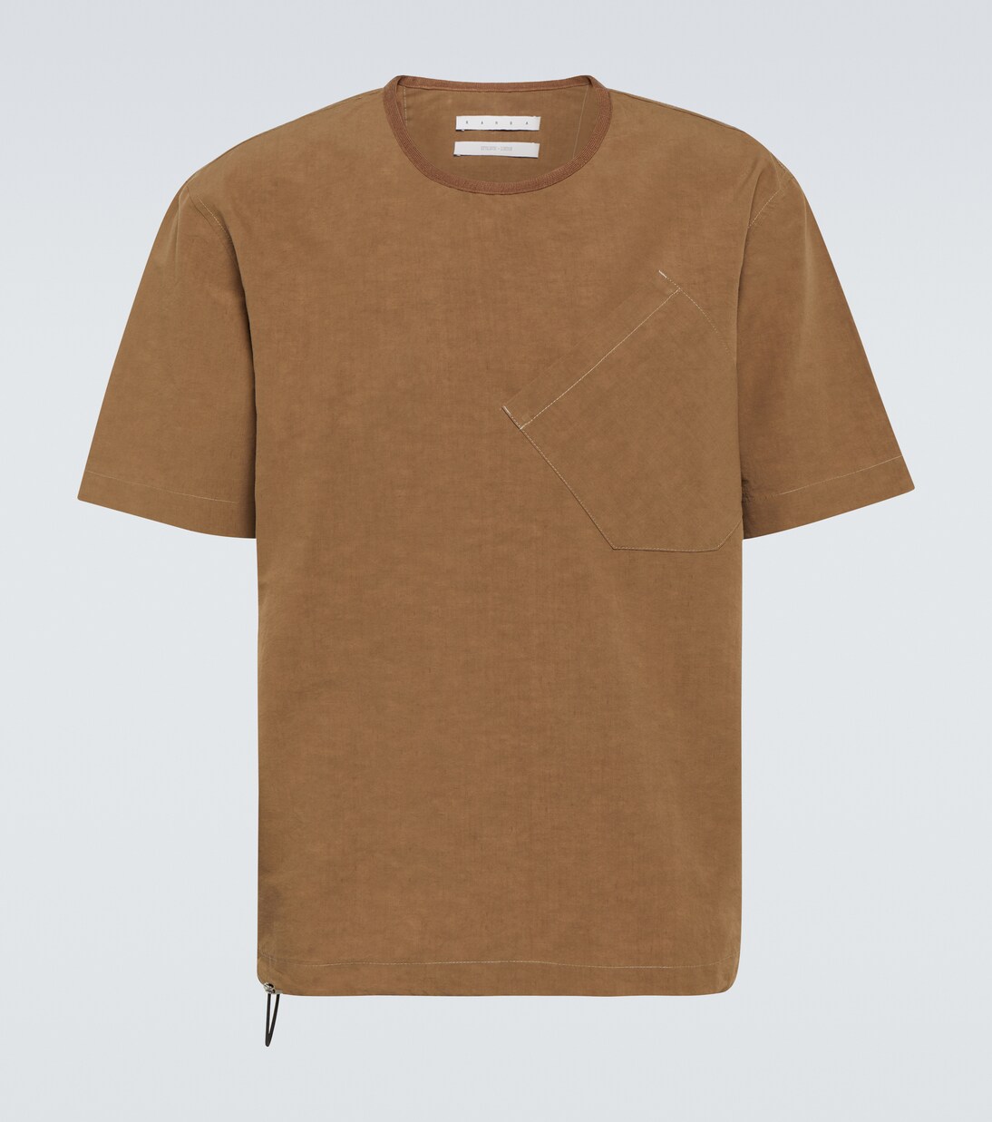Rafn cotton and linen-blend T-shirt | Ranra