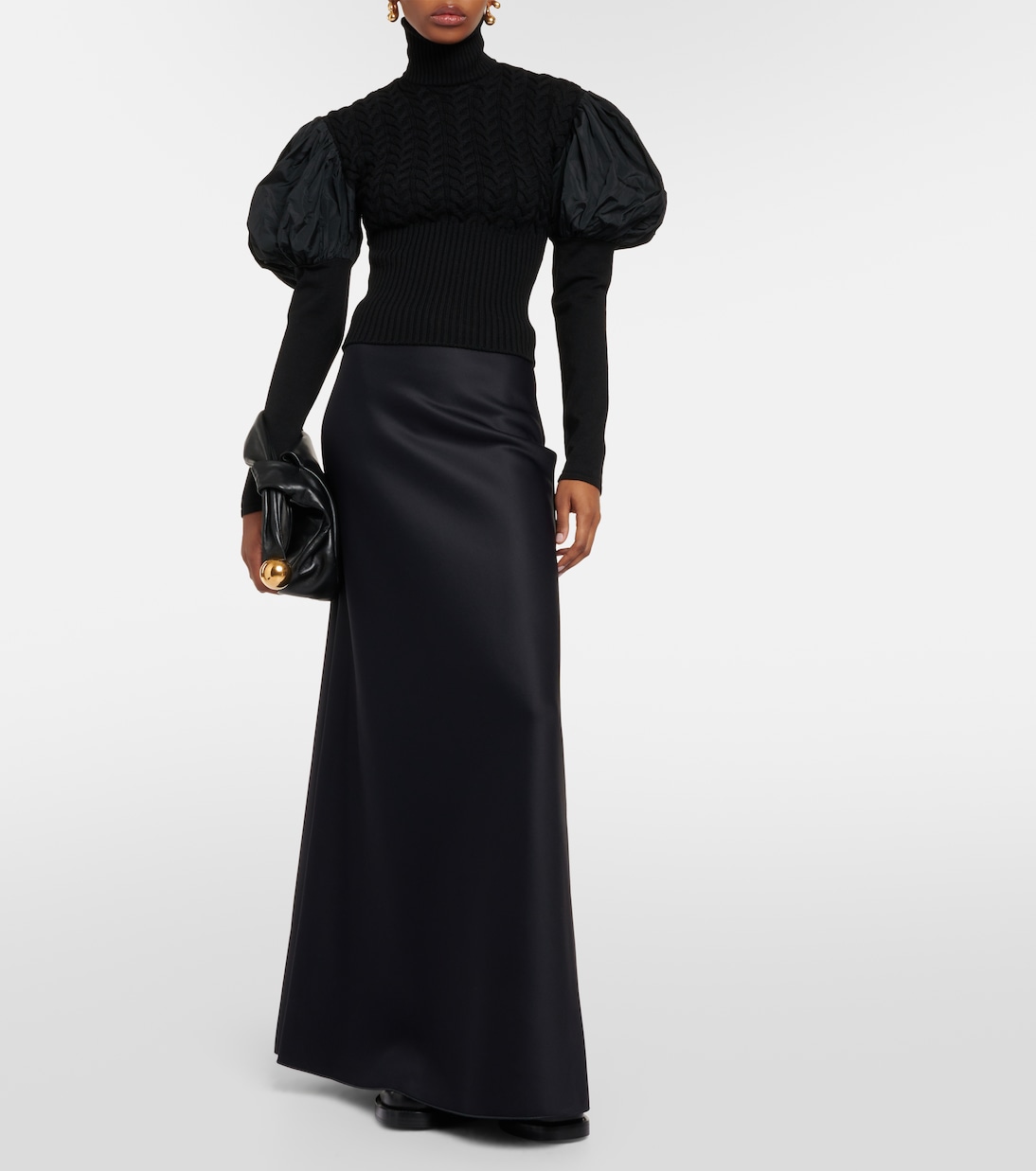 Clavier cotton-blend jersey maxi skirt | Max Mara