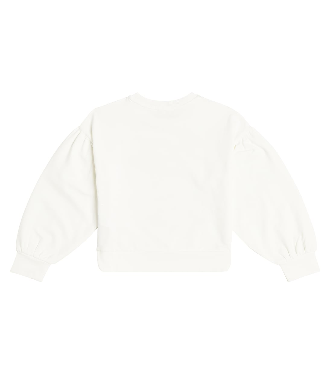 Embellished cotton-blend sweatshirt | Moschino Kids