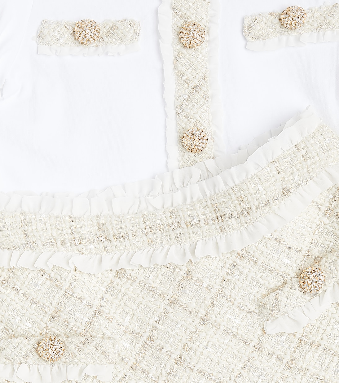 Ensemble blouse et jupe en tweed | Patachou