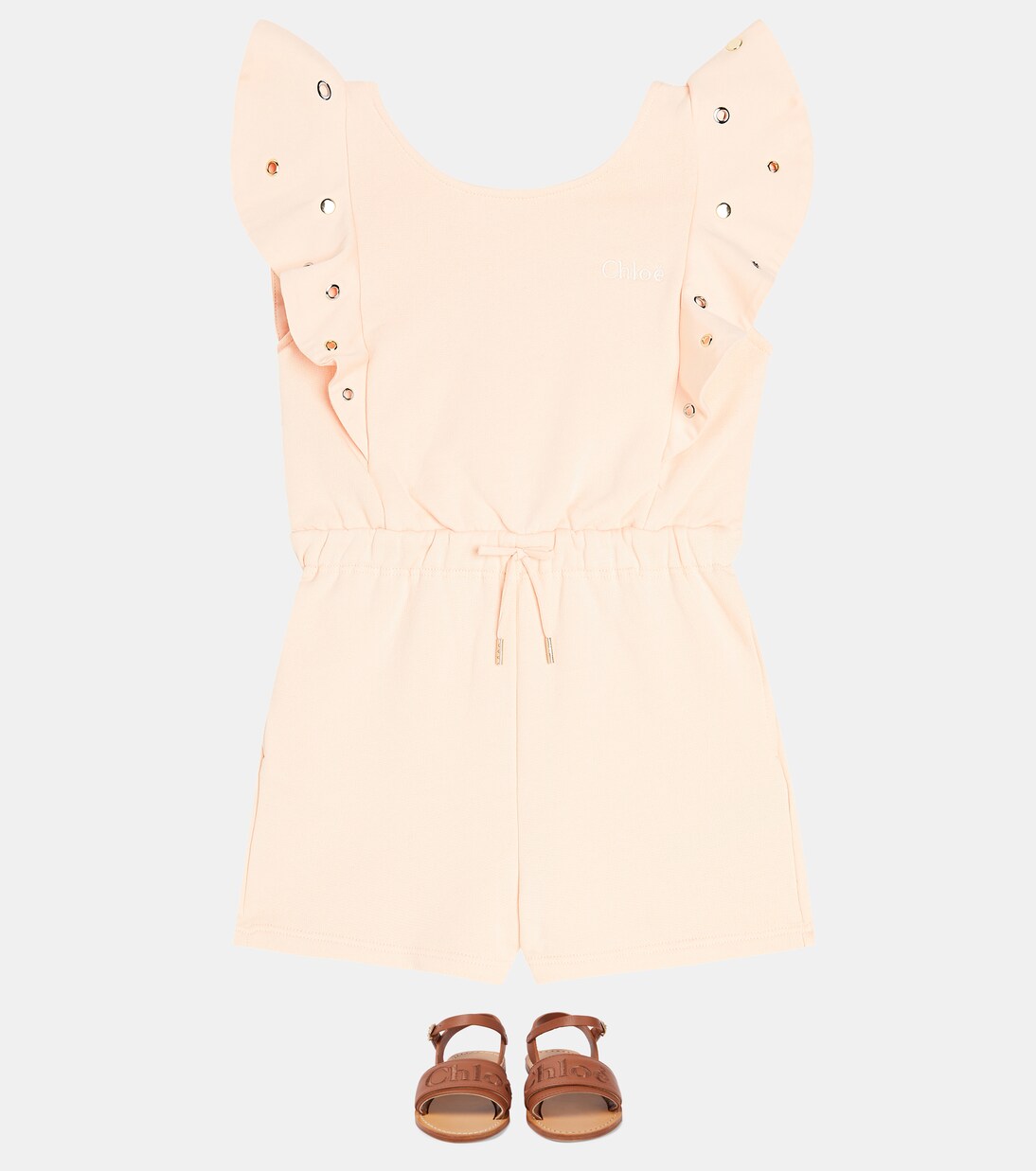 Cotton playsuit | Chloé Kids