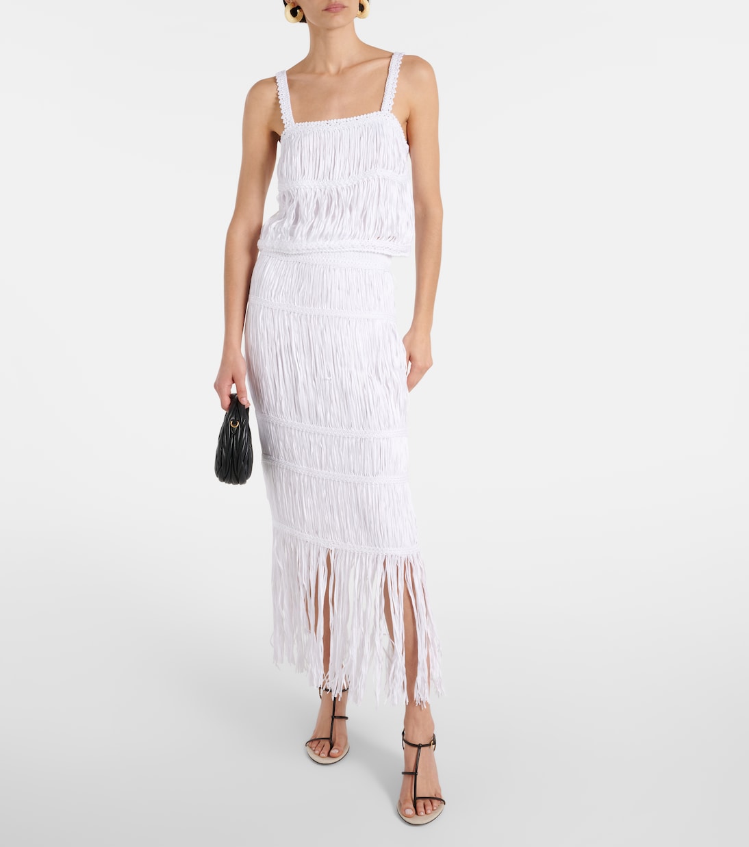 Cropped-Top Sterling aus Makramee | Simkhai