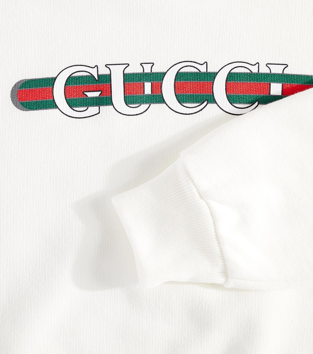 Printed cotton sweatshirt | Gucci Kids