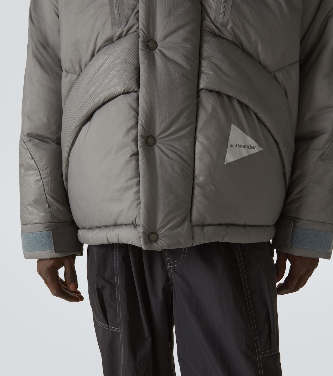 Logo puffer jacket | And Wander