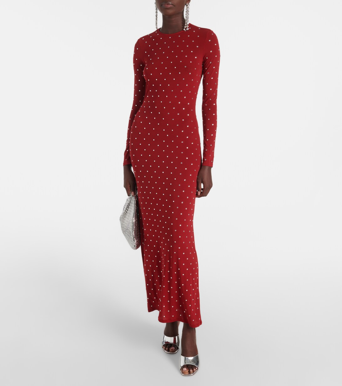 Robe longue à ornements | Rabanne