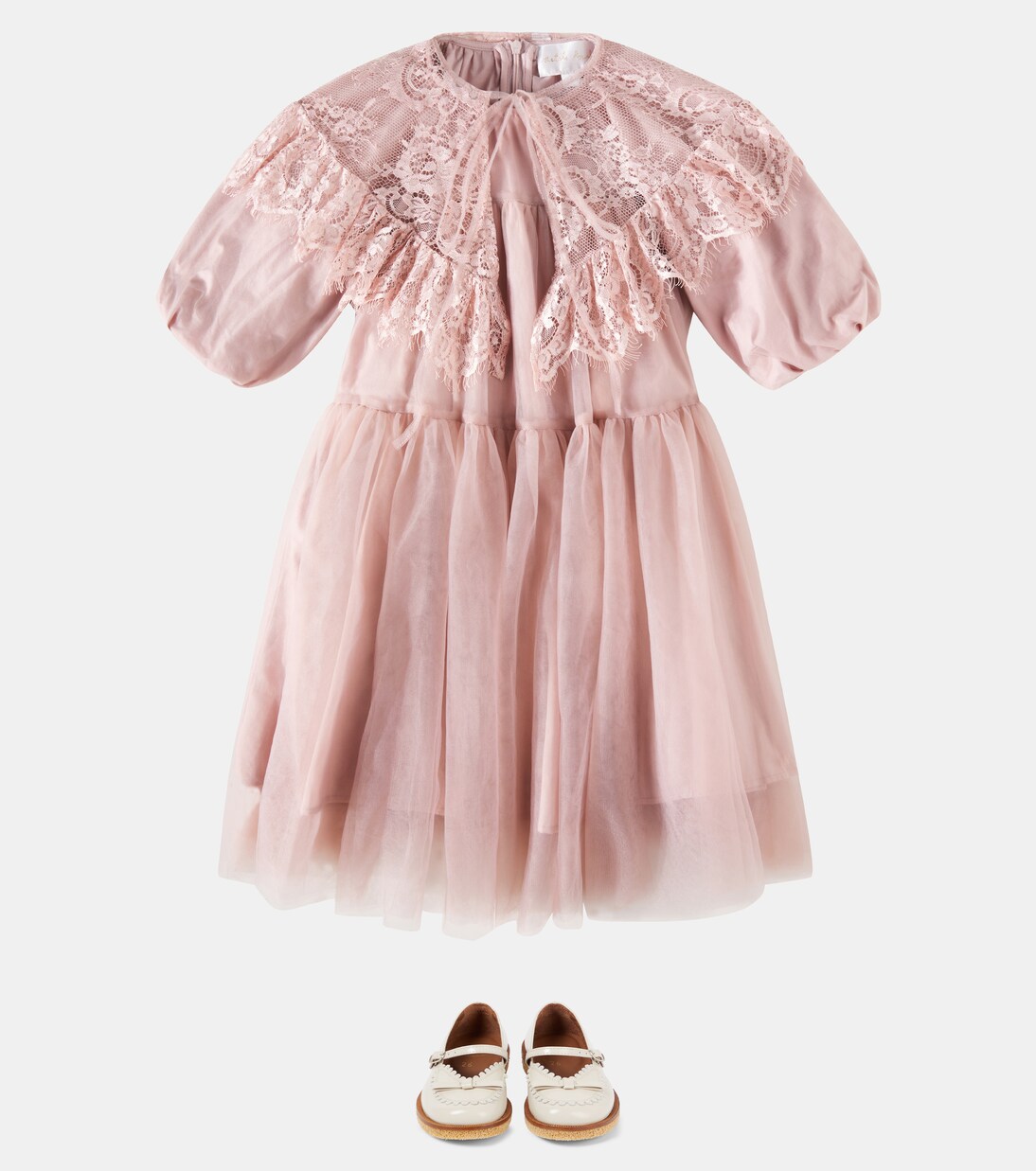 Robe en dentelle et tulle | Petite Amalie  