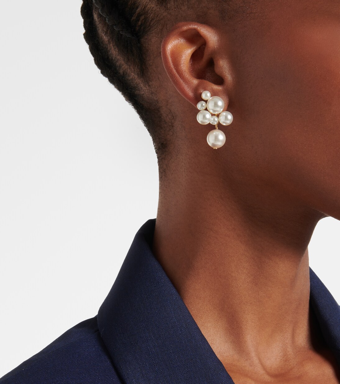 Perlita faux pearl earrings | Jennifer Behr