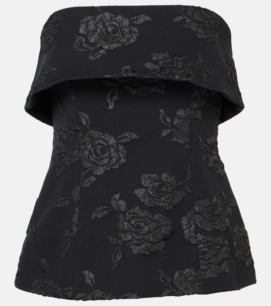 Off-Shoulder-Top aus Jacquard | Rotate