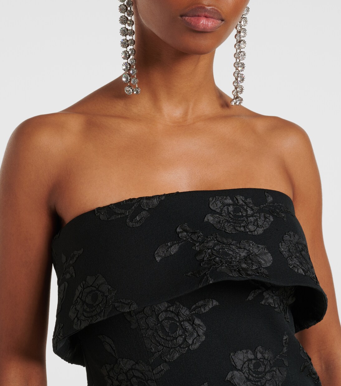 Off-Shoulder-Top aus Jacquard | Rotate