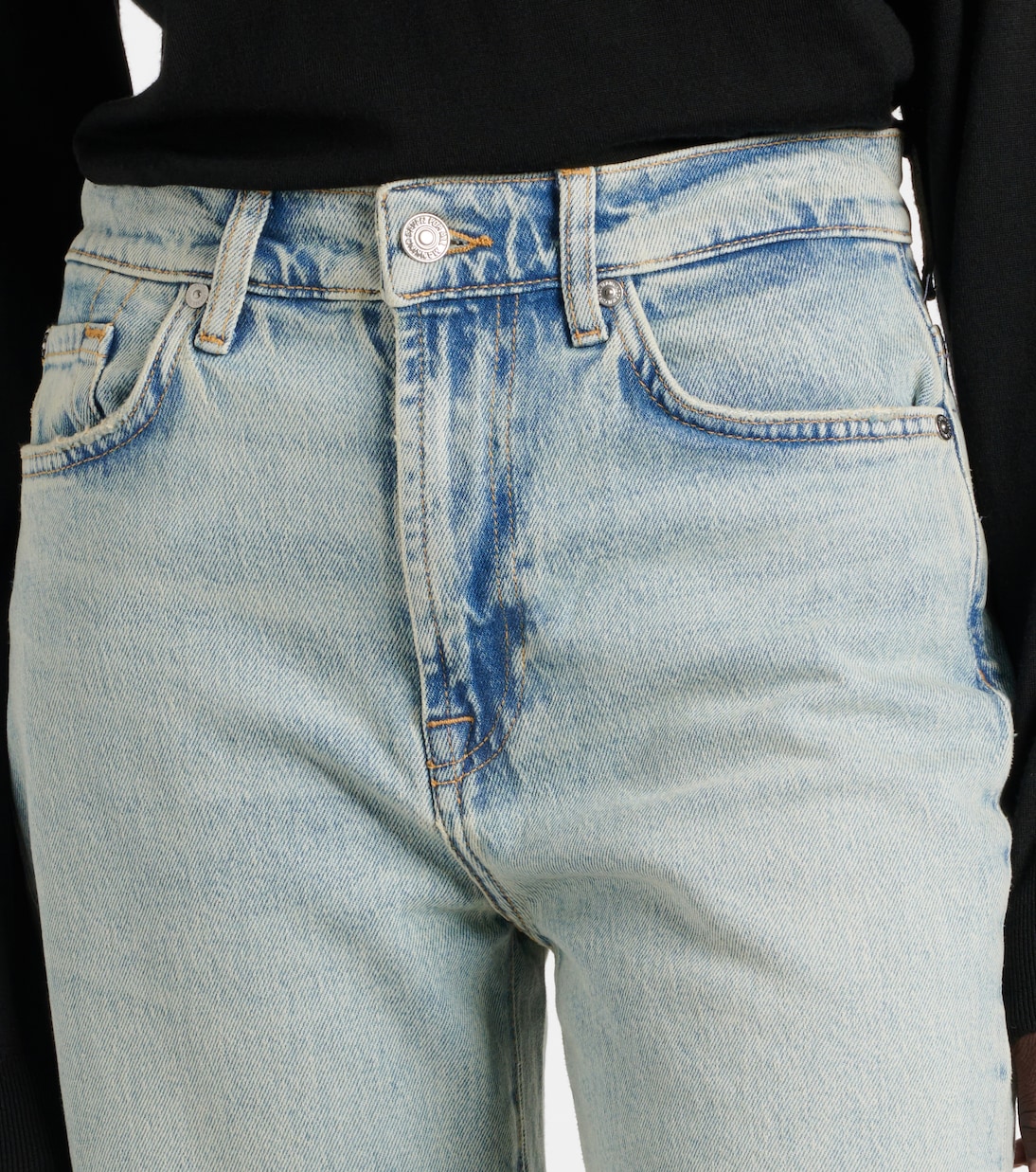 High-Rise Straight Jeans | 7 For All Mankind